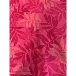 Bright Pink Tropical Quilter's Cotton Fabric 1.5 Yd 42" W Sewing Crafting
